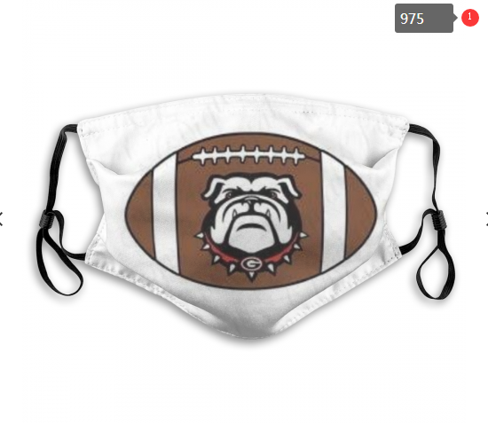 NCAA Georgia Bulldogs #11 Dust mask with filter
